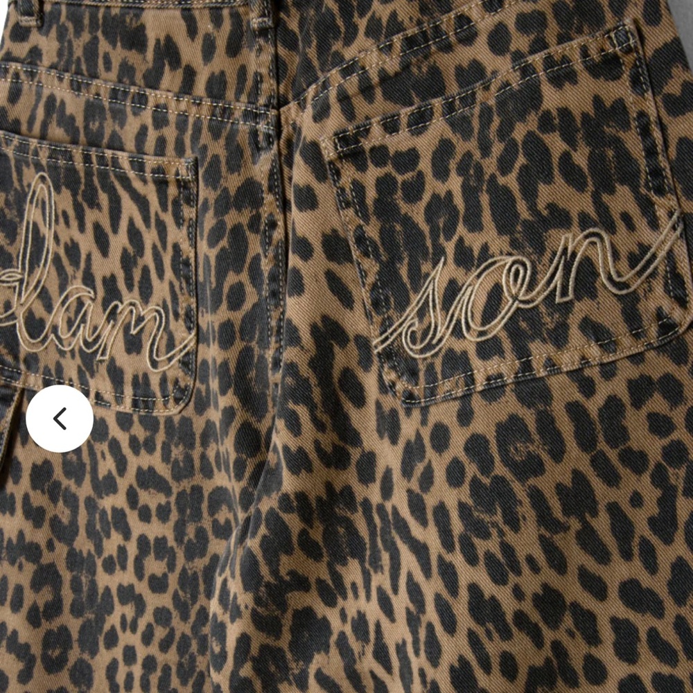 Damson Madder BRAND NEW DION JEAN - LEOPARD CARGO